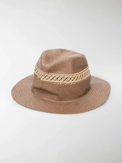 Shop Super Duper Hats Hobo Waxed Fedora Hat In Brown