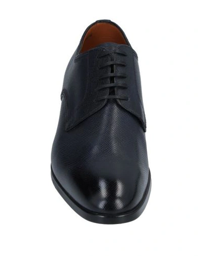 Shop Bally Laced Shoes In Dark Blue