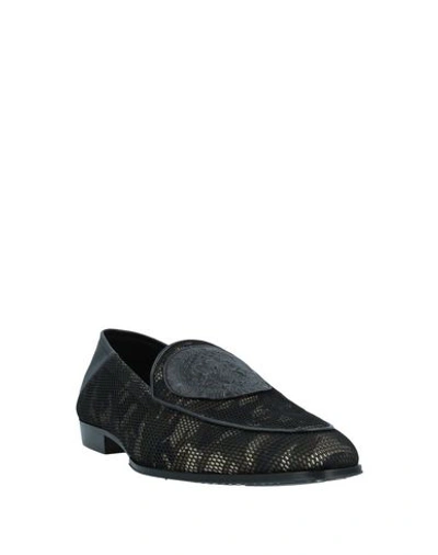 Shop Balmain Loafers In Black