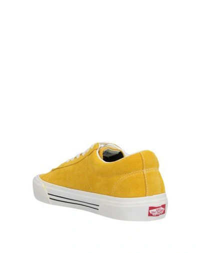 Shop Vans Man Sneakers Yellow Size 11.5 Soft Leather