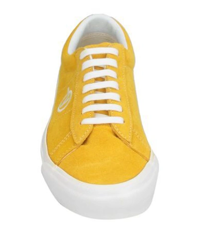 Shop Vans Man Sneakers Yellow Size 11.5 Soft Leather
