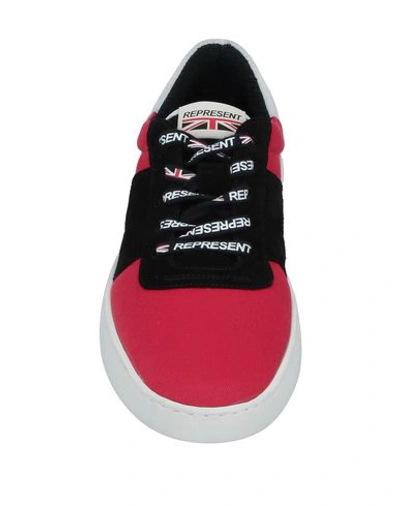 Shop Represent Sneakers In Red