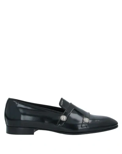 Shop Louis Leeman Loafers In Black