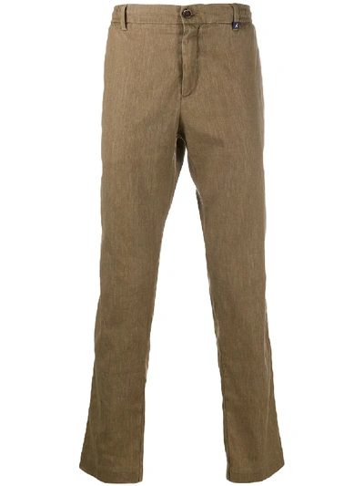 Shop Myths Straight-leg Trousers In Brown