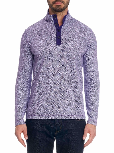 Shop Robert Graham Antonio Knit In Purple