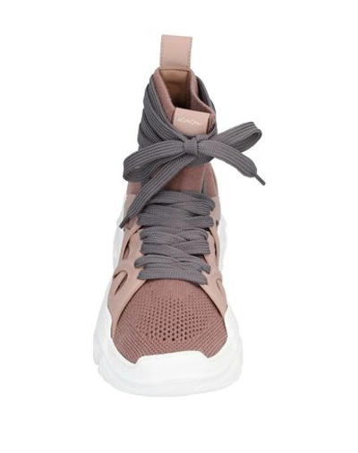 Shop Agnona Sneakers In Dove Grey