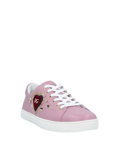 Shop Dolce & Gabbana Sneakers In Pink