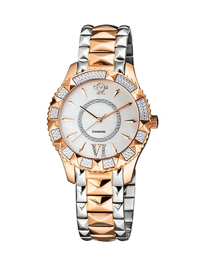 Shop Gv2 Women's Venice Diamond Quartz Two-tone Watch