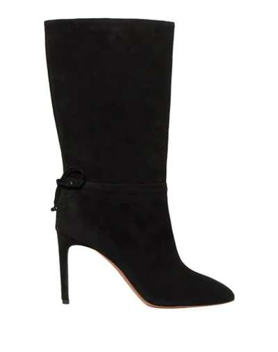 Shop Alaïa Knee Boots In Black