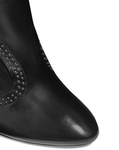 Shop Alaïa Woman Ankle Boots Black Size 9 Soft Leather