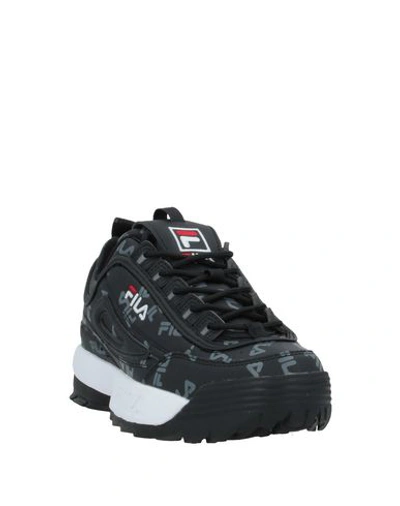 Shop Fila Sneakers In Black