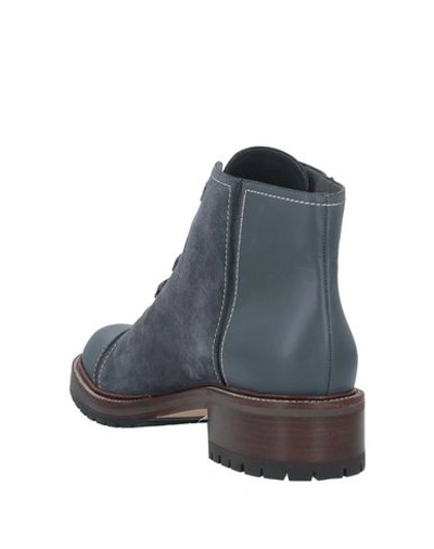 Shop Rodo Woman Ankle Boots Grey Size 7 Calfskin