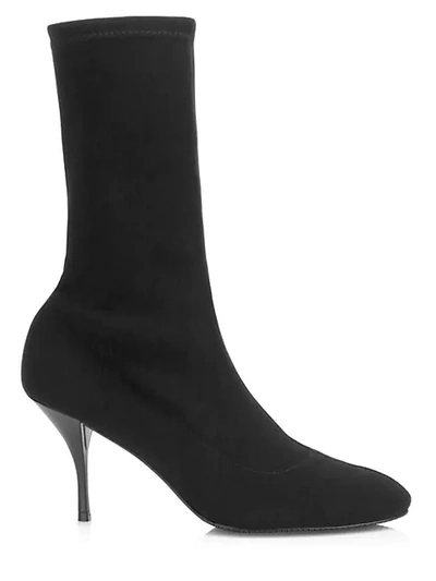 Shop Stuart Weitzman Slaine Sock Boots In Black