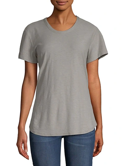 Shop James Perse Women's Crewneck Cotton Modal T-shirt In White