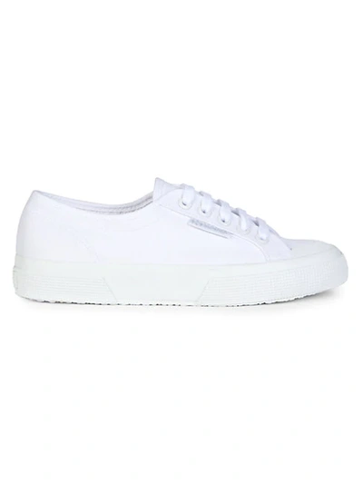 Shop Superga Canvas Platform Sneakers In White