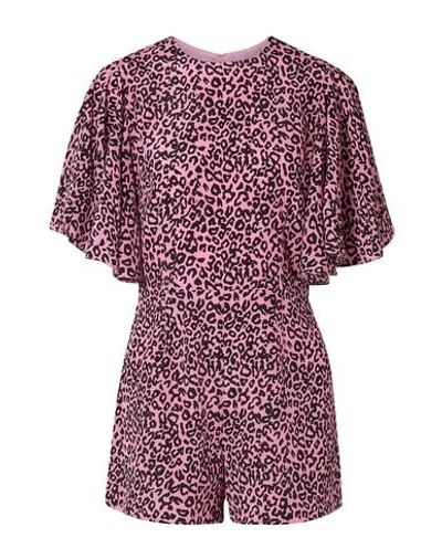 Shop Les Rêveries Woman Jumpsuit Pink Size 2 Silk