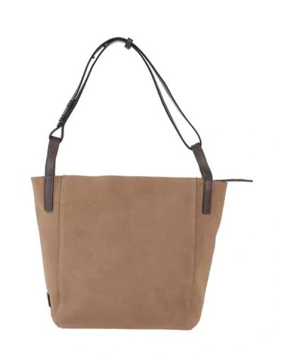 Shop Gianni Chiarini Shoulder Bag In Khaki