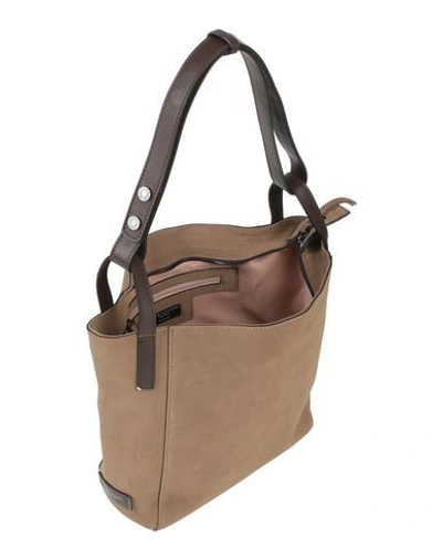 Shop Gianni Chiarini Shoulder Bag In Khaki