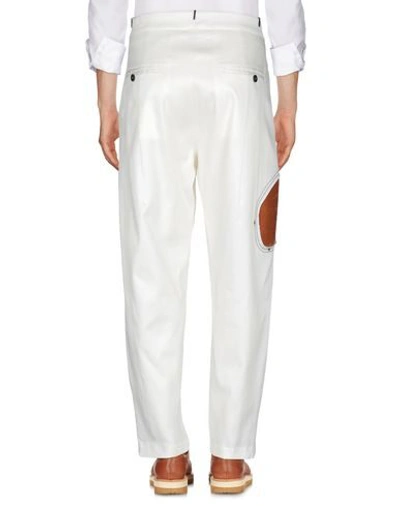 Shop Tom Rebl Casual Pants In White