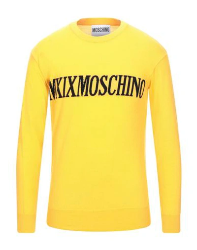 Shop Moschino Sweater In Yellow