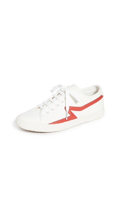 Shop Rag & Bone Court Sneakers In White/fryrd