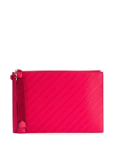 Shop Givenchy Chain Clutch In Red