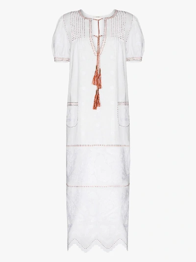 Shop Vita Kin Rushka Midi Dress In White