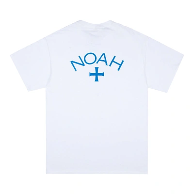 Pre-owned Noah Summer Core Logo T-shirt White
