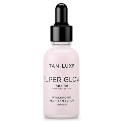 Shop Tan-luxe Super Glow Spf30 Hyaluronic Self-tan Serum 30ml