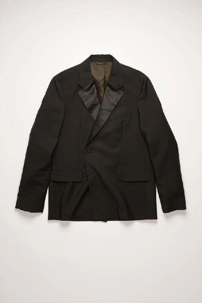 Shop Acne Studios Double-breasted Jacket Black