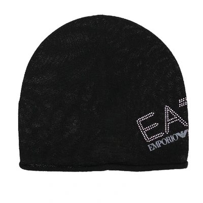 Shop Ea7 Hat Hat Women  In Black
