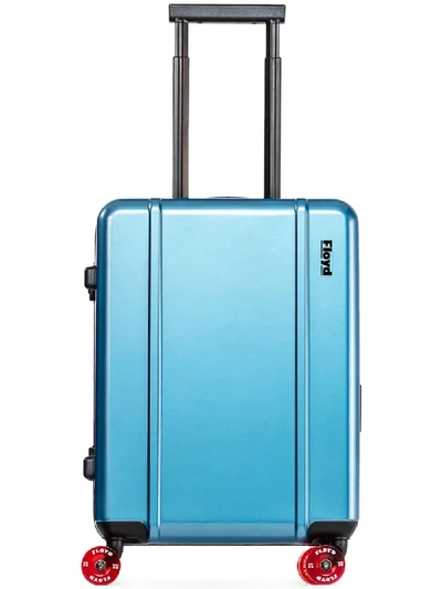 Shop Floyd Check-in Cabin Suitcase In Blue