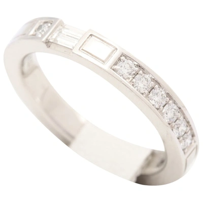 Pre-owned Harry Winston Silver Platinum Ring