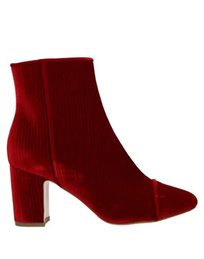 Shop Polly Plume Ankle Boot In Red