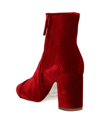 Shop Polly Plume Ankle Boot In Red