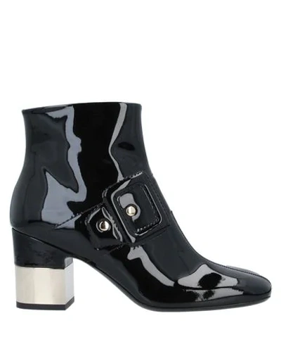 Shop Roger Vivier Woman Ankle Boots Black Size 6 Soft Leather