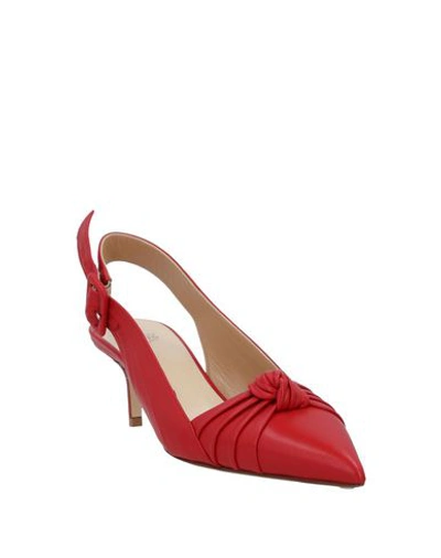 Shop Francesco Russo Pump In Red