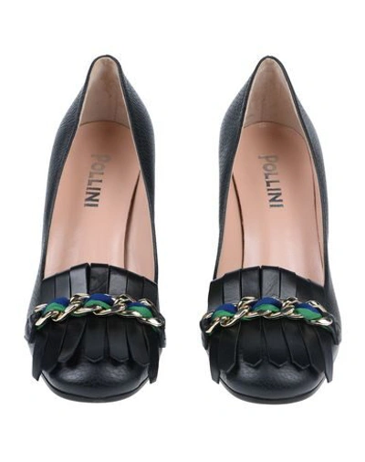 Shop Pollini Loafers In Black