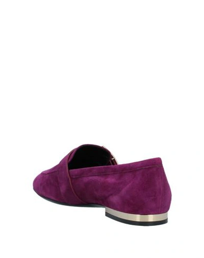 Roger Vivier Loafers In Deep Purple