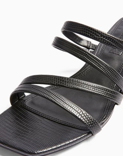 Shop Topshop Sandals In Black