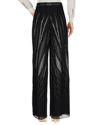 Shop Alberta Ferretti Woman Pants Black Size 10 Silk, Polyester