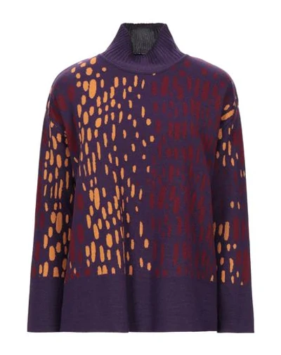 Shop Alessandro Dell'acqua Turtlenecks In Purple