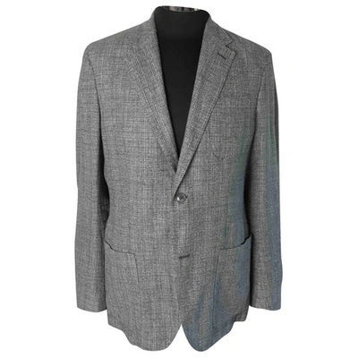 Pre-owned Ermenegildo Zegna Grey Linen Jacket