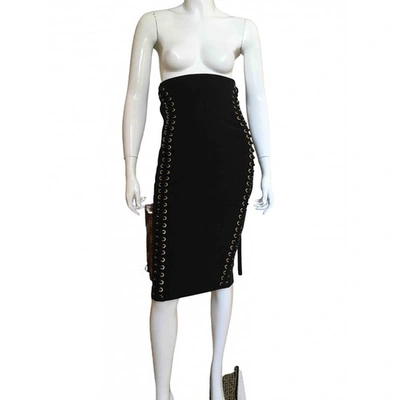 Pre-owned Elisabetta Franchi Mid-length Skirt In Black