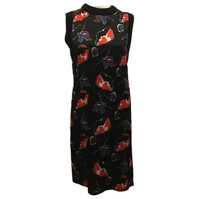 Pre-owned Miu Miu Silk Mid-length Dress In Other