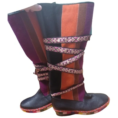 Pre-owned Etro Multicolour Boots