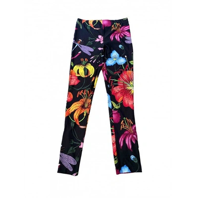 Pre-owned Gucci Multicolour Spandex Trousers