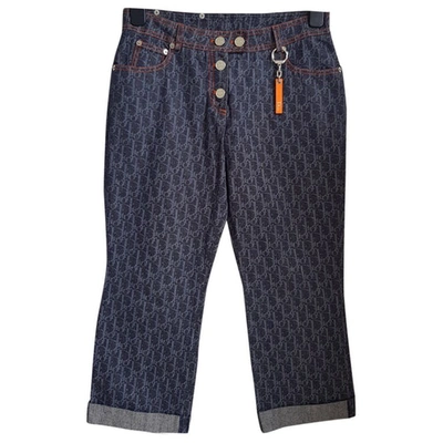 Pre-owned Dior Short Jeans In Blue