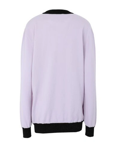 Shop Balmain Sweater In Lilac