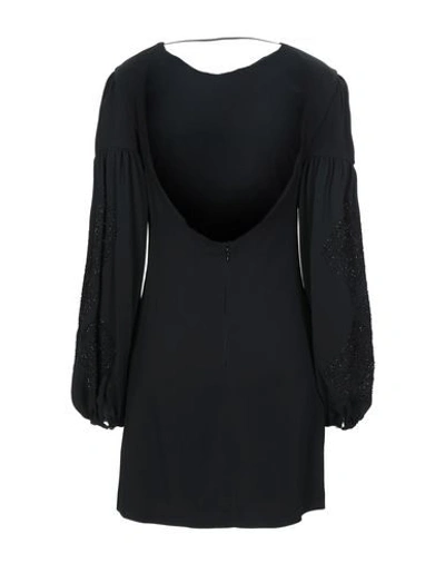 Shop Wandering Woman Mini Dress Black Size 4 Viscose, Elastane